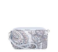 Vera Bradley Women's Cotton All in One Crossbody Purse With RFID Protection, Soft Sky Paisley, One Size