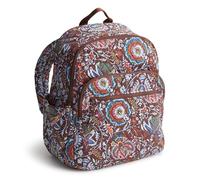 Vera Bradley Women's Cotton Bancroft Backpack Bookbag, Marrakesh Cinnamon, One Size