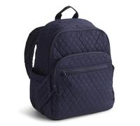 Vera Bradley Women's Cotton Bancroft Backpack Bookbag, Peacoat, One Size