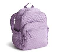 Vera Bradley Women's Cotton Bancroft Backpack Bookbag, Purple Rhapsody, One Size