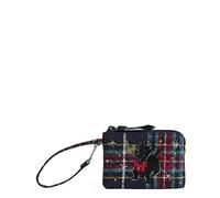 Vera Bradley Women's Cotton Clip & Zip Mini Pouch Wallet, Scottie Dog - Recycled Cotton, One Size