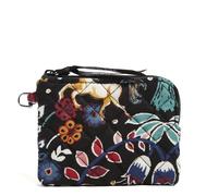 Vera Bradley Women's Cotton Coin Purse, Black, One Size