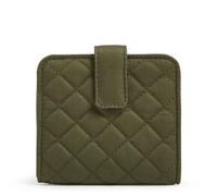 Verabradley Womens Cotton Finley Small Wallet with RFID Protection, Climbing Ivy Green, One Size