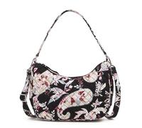 Vera Bradley Women's Cotton Frannie Crescent Crossbody Purse, Botanical Paisley, One Size