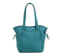 Vera Bradley Women's Cotton Glenna Satchel Purse, Forever Green - Recycled Cotton, One Size