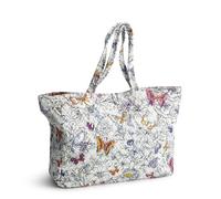 Vera Bradley Women's Cotton Hathaway Tote, Wing + Bloom, One Size