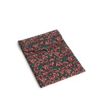Vera Bradley Women's Cotton Large Envelope Tech Sleeve, Victorian Vines, One Size