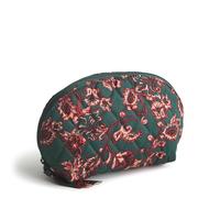 Vera Bradley Women's Cotton Mini Dome Cosmetic Makeup Bag, Victorian Vines, One Size