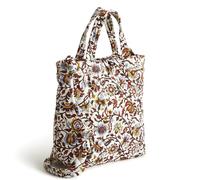 Vera Bradley Women's Cotton Mini Original Tote, Marrakesh Vines Cream, One Size