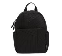 Vera Bradley Women's Cotton Small Backpack Bookbag, True Black, One Size