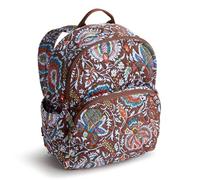 Vera Bradley Women's Cotton Small Banbury Backpack, Marrakesh Cinnamon, One Size