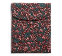 Vera Bradley Women's Cotton Small Envelope Tech Sleeve Accessory, Green, One Size