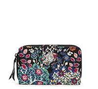Vera Bradley Women's Cotton Turnlock Wallet with RFID Protection, Enchantment, One Size