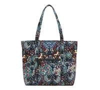 Vera Bradley Women's Cotton Vera Tote Bag Handbag, Enchantment, One Size