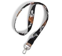 Vera Bradley Women's Cotton Wide Lanyard Merry Mischief One Size