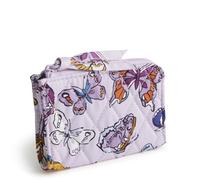 Vera Bradley Women's Cotton Zip Card Pouch, Wing in Flight, One Size