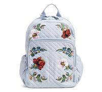 Vera Bradley Women's Denim Campus Backpack Bookbag, Sea Air Floral, One Size
