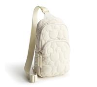 Vera Bradley Women's Disney Featherweight Lorman Sling Backpack Crossbody Bag, Pumice Stone, One Size