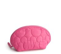 Vera Bradley Women's Disney Featherweight Mini Dome Cosmetic Makeup Bag, Beetroot Pink, One Size