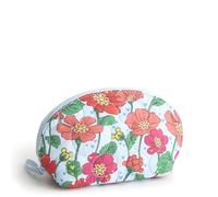 Vera Bradley Women's Disney Featherweight Mini Dome Cosmetic Makeup Bag, Mickey Meadow, One Size