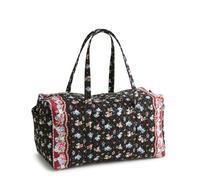 Vera Bradley Women's Disney Premium Cotton Large Original Duffel Bag, 101 Dalmations, 12" H x 22" W x 9" D, Premium Cotton Disney Large Original Duffel Bag