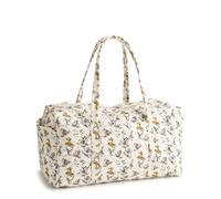 Vera Bradley Women's Disney Premium Cotton Large Original Duffel Bag, Downhill Skiing Mickey and Friends, 22 inches (W) x 12 inches (H) x 12 inches (D), Premium Cotton Disney Large Original Duffel Bag