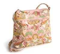 Vera Bradley womens Disney Premium Cotton Original Zip Hipster Crossbody Bag, Mickey's Promenade, One Size