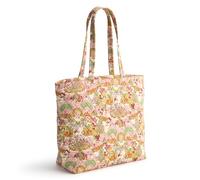 Vera Bradley Women's Disney Premium Cotton Original Zip Tote Bag, Mickey's Promenade, One Size