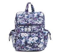 Vera Bradley Women's Featherweight Backpack Bookbag, Artist's Garden Purple, One Size