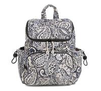 Vera Bradley Women's Featherweight Backpack Bookbag, Stratford Paisley, One Size