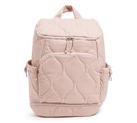 Vera Bradley Women's Featherweight Commuter Backpack Travel Bag, Rose Quartz, One Size