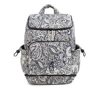 Vera Bradley Women's Featherweight Commuter Backpack Travel Bag, Stratford Paisley, One Size