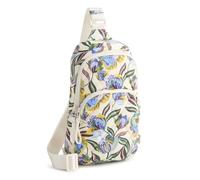 Vera Bradley Women's Featherweight Lorman Sling Backpack, Gardenia Garden, One Size, Featherweight Lorman Sling Backpack
