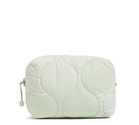 Vera Bradley Women's Featherweight Medium Cosmetic Makeup Organizer Bag, Calm Mint, One Size