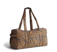 Vera Bradley Women's Featherweight Original Duffel Travel Bag, Lotus Montage Roasted Pecan, One Size