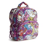 Vera Bradley Women's Featherweight Small Banbury Backpack Bookbag, Flutter, One Size