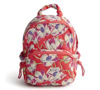 Vera Bradley Women's Featherweight Small Banbury Backpack Bookbag, Swirling Poppies, One Size