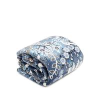 Vera Bradley Womens Fleece Cozy Life Throw Blanket, Enchantment Blue, One Size