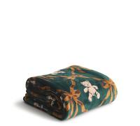 Vera Bradley Women's Fleece Plush Throw Blanket, Bear Mosaic, 80 X 50