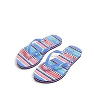 Vera Bradley women's Flip Flops, Paradise Stripe, Small (US Women's Size 5-6)