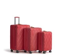 Vera Bradley Women's Hardside 2 Piece Luggage Set, Cayenne, One Size