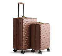 Vera Bradley Women's Hardside 2 Piece Luggage Set, Cinnamon, One Size