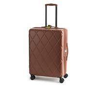 Vera Bradley Women's Hardside Luggage 26 Inch Adair Spinner Suitcase, Cinnamon, One Size