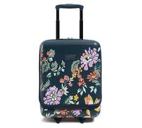 Vera Bradley Women's Hardside Underseat Rolling Suitcase Luggage, Fresh-Cut Floral Green, One Size