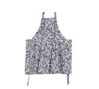 Vera Bradley Women's Lightweight Cotton Apron, Java Navy & White - Recycled Cotton, One Size