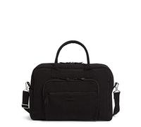 Vera Bradley Women's Microfiber Weekender Travel Bag, Black, One Size