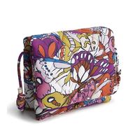 Vera Bradley Women's Nylon Baird Hipster Crossbody Purse, Purple, One Size