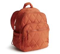 Vera Bradley Women's Nylon Bancroft Backpack Bookbag, Potter's Clay, One Size