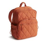 Vera Bradley Women's Nylon Large Bancroft Backpack Bookbag, Potter's Clay, One Size