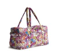 Vera Bradley Women's Nylon Large Original Duffel Travel Bag, Flutter, One Size
